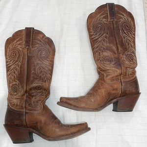 Snip Toe Cowboy Boots